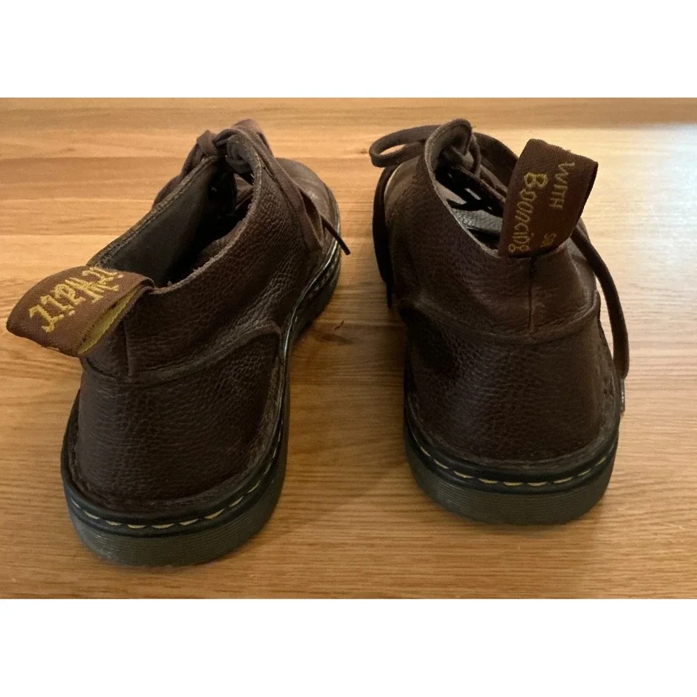 Dr. Martens Sussex Chukka Brown Leather‎ Slip-Resistant Work Boots, Men's US 11